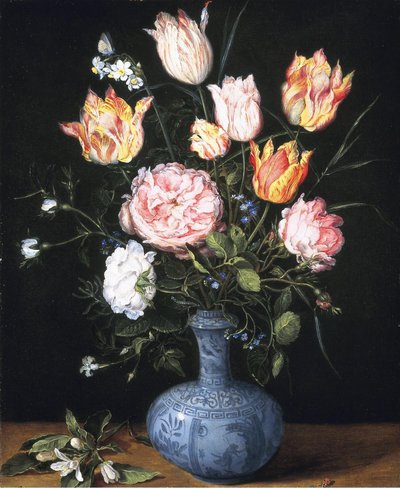 A Vase with Flowers by Jan the Elder Brueghel